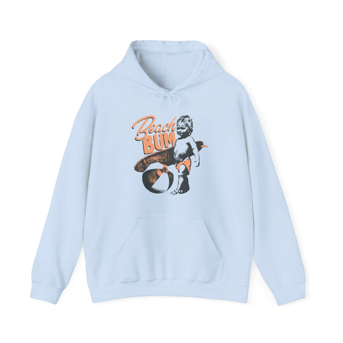 Beach Bum Hoodie - Graphic Hoodie from Tee Utopia