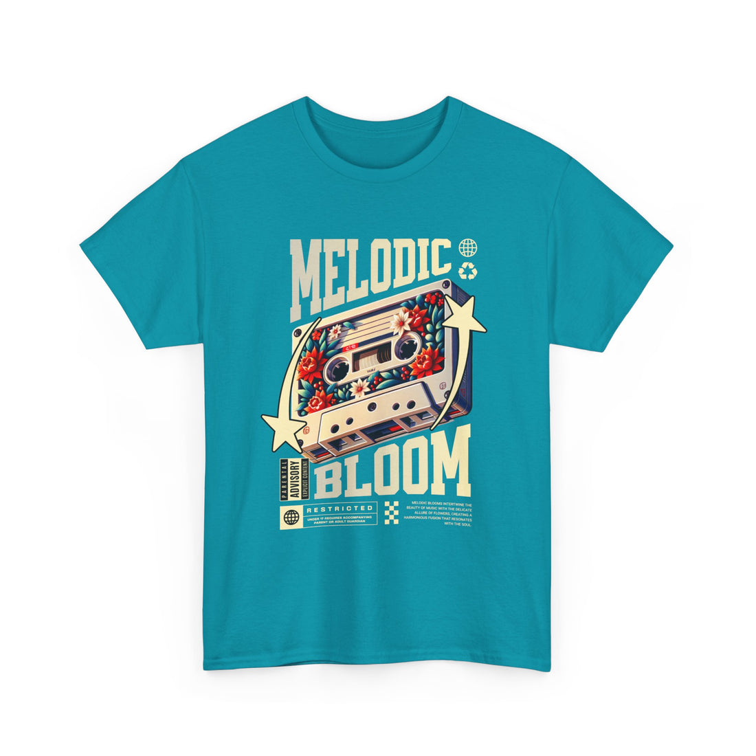Melodic Boom T-Shirt - Graphic T-Shirt from Tee Utopia