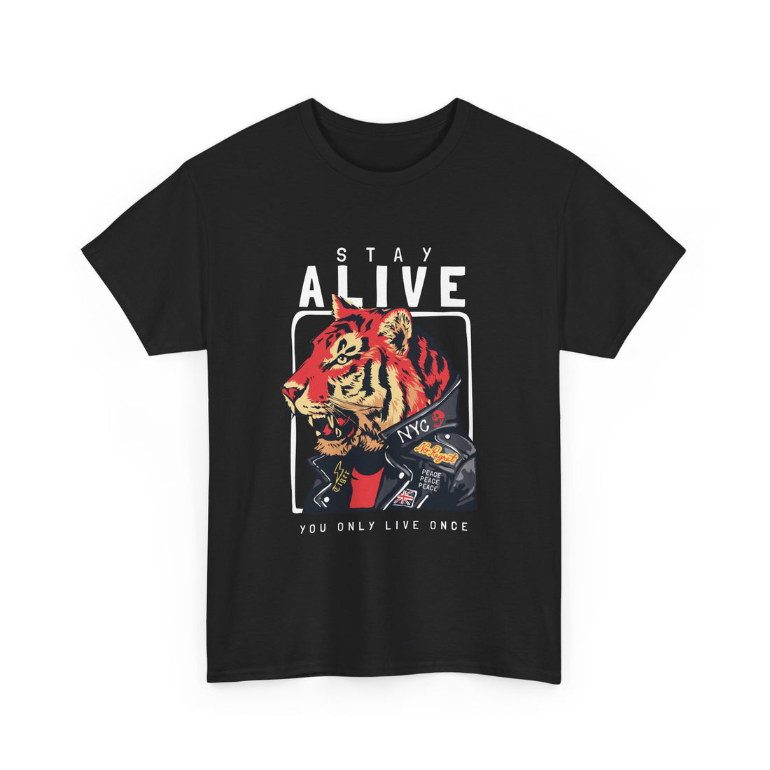 Stay Alive T-Shirt - Graphic T-Shirt from Tee Utopia