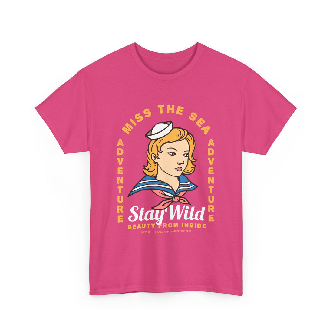Miss The Sea T-Shirt - Graphic T-Shirt from Tee Utopia