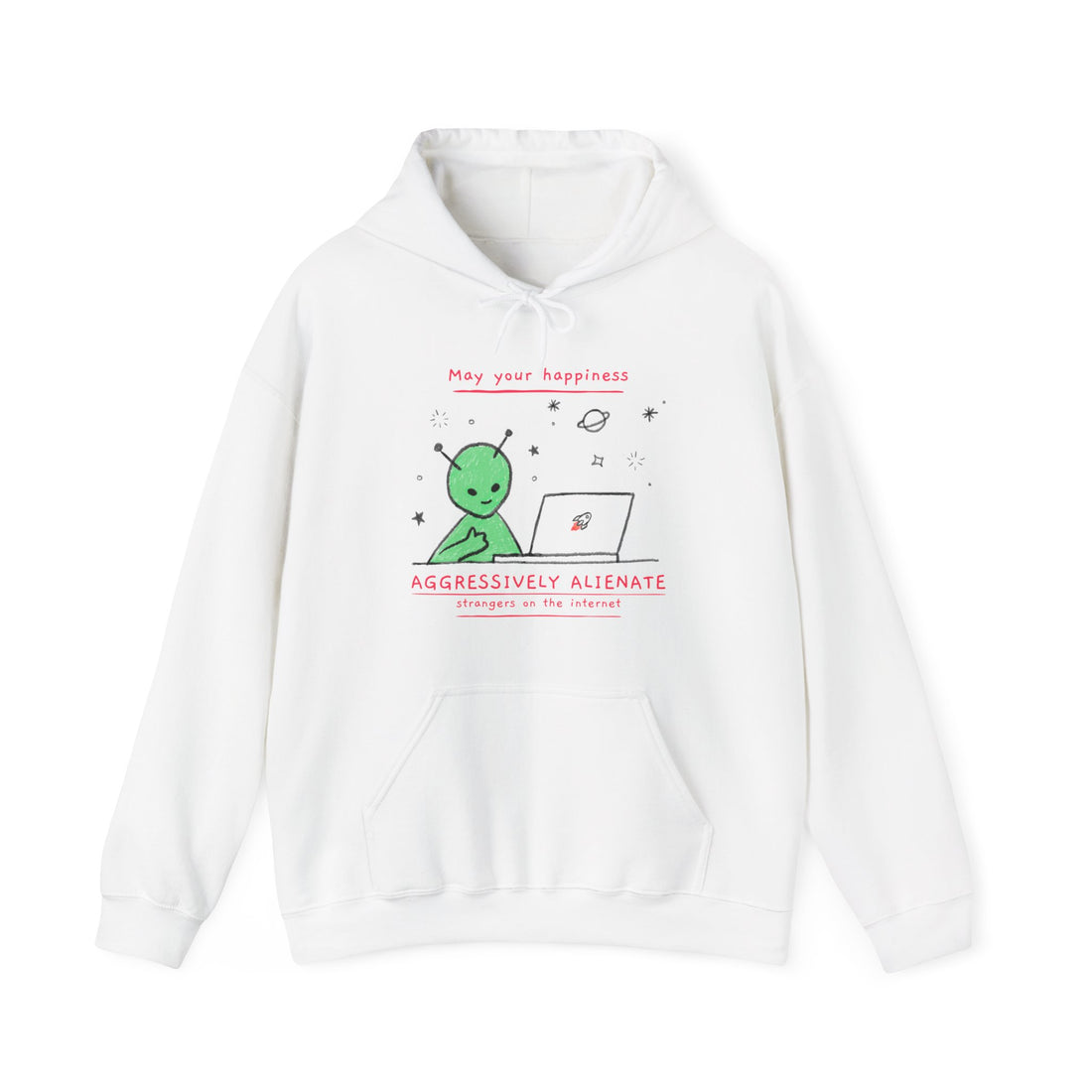 May Your Happiness Hoodie - Graphic Hoodie from Tee Utopia