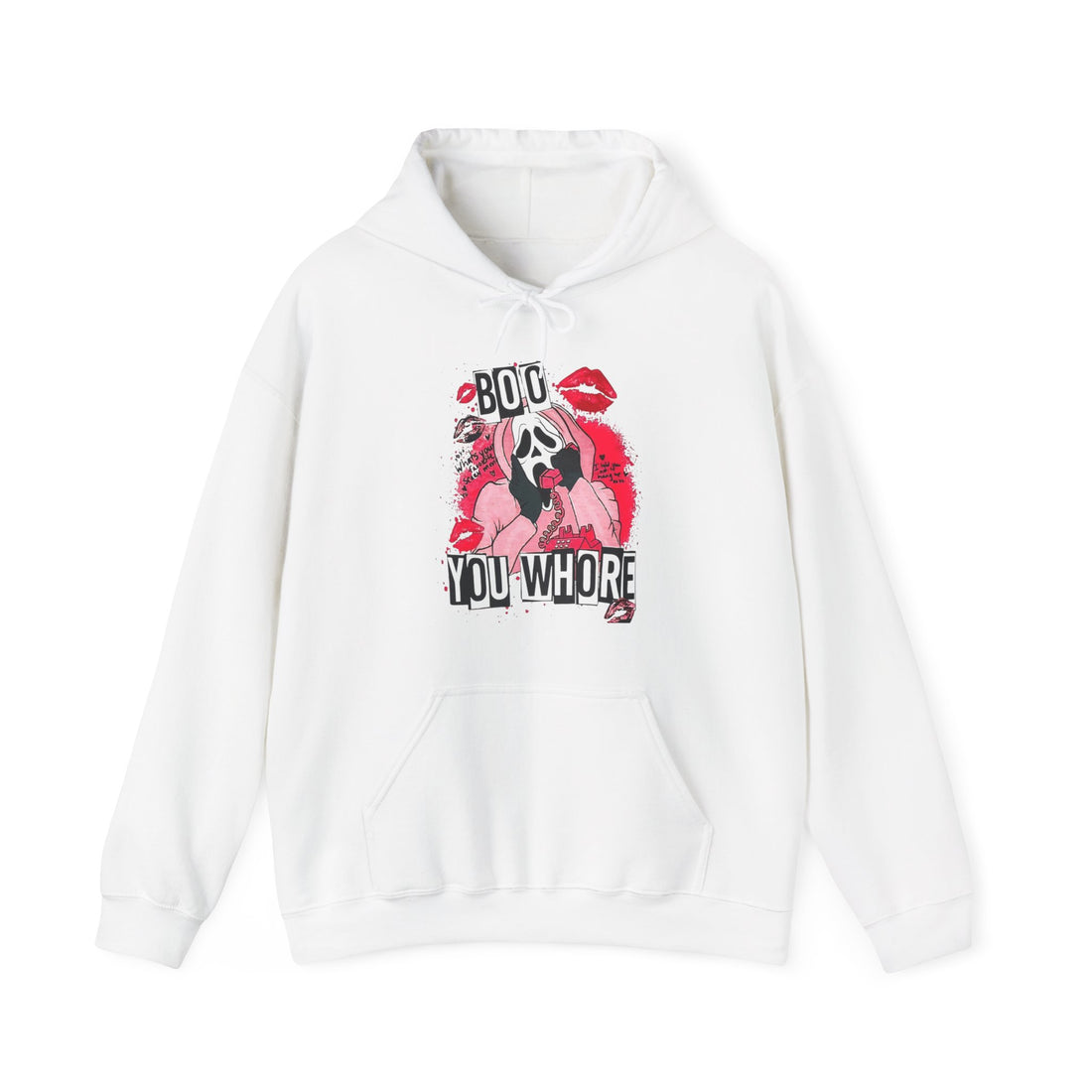 Boo You Whore Hoodie - Graphic Hoodie from Tee Utopia