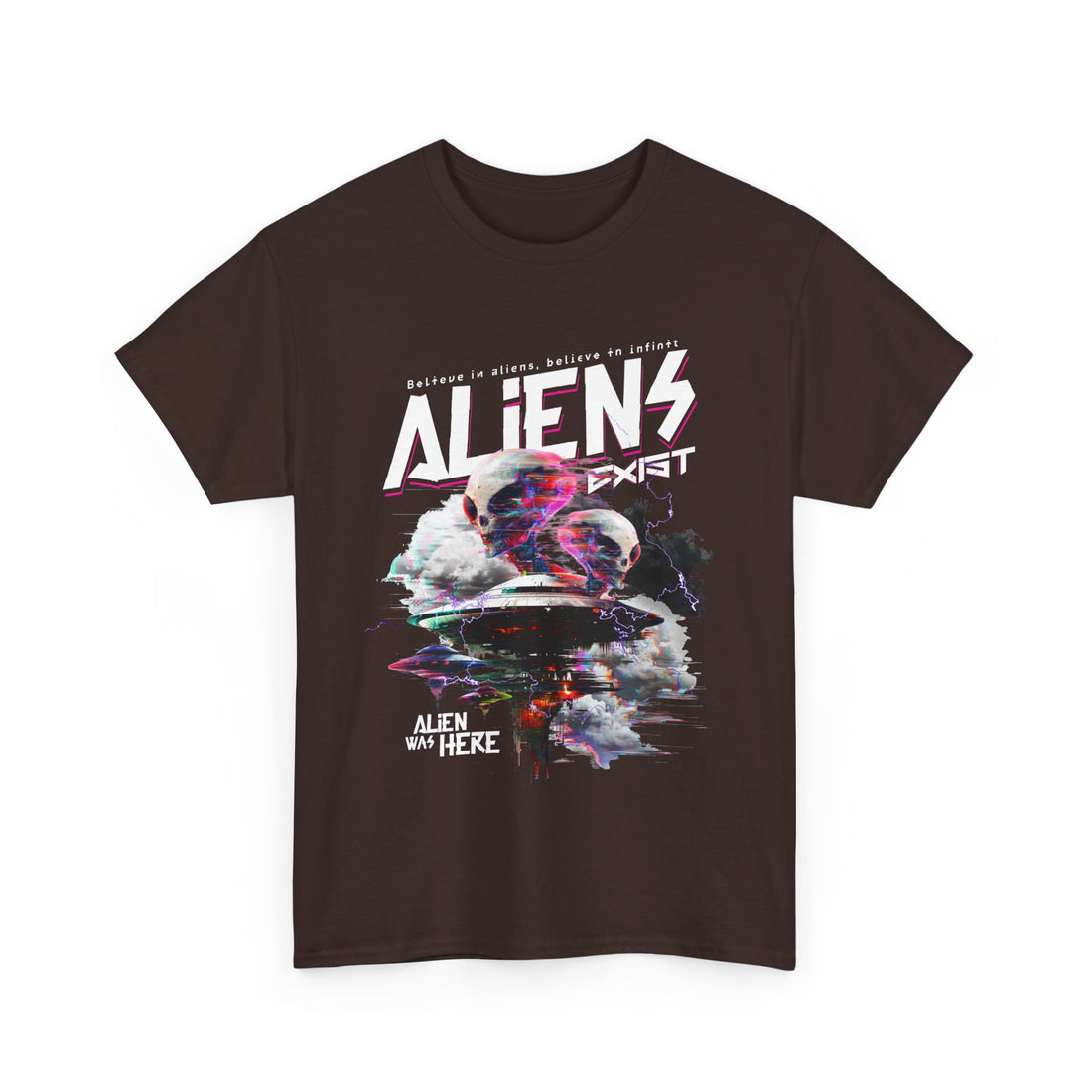 Aliens Exist T-Shirt - Graphic T-Shirt from Tee Utopia