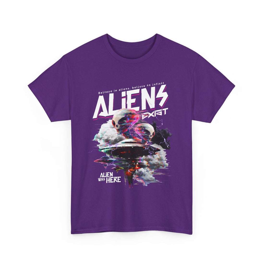 Aliens Exist T-Shirt - Graphic T-Shirt from Tee Utopia