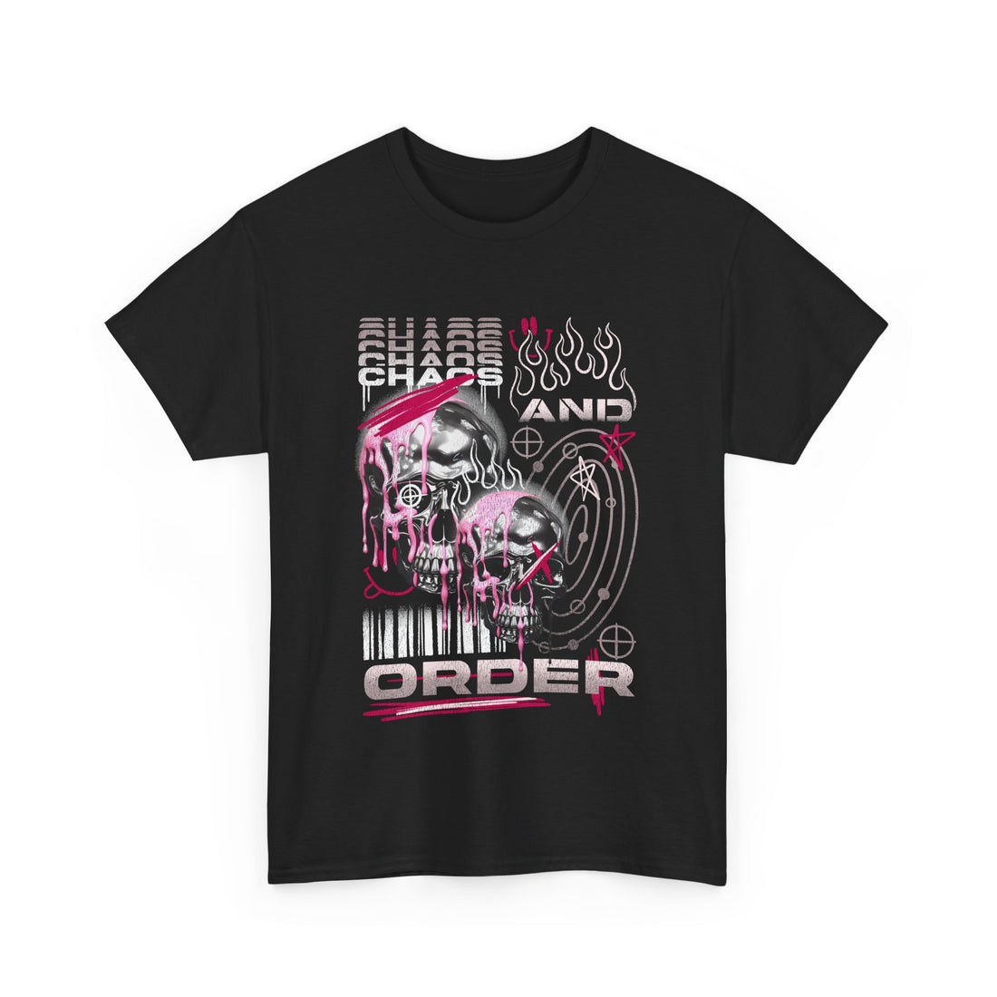 Chaos And Order T-Shirt - Graphic T-Shirt from Tee Utopia