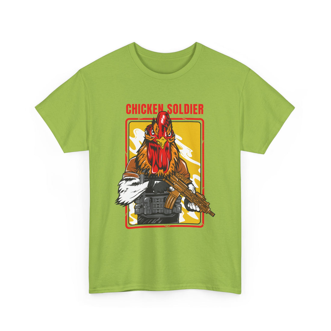 Chicken Soldier T-Shirt - Graphic T-Shirt from Tee Utopia