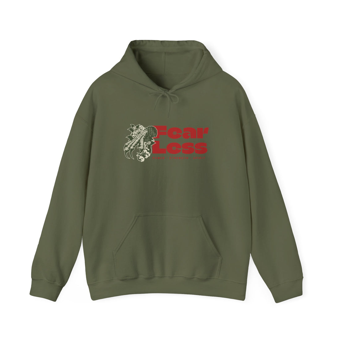Dragon Spirit Front and Back Hoodie - Graphic Hoodie from Tee Utopia