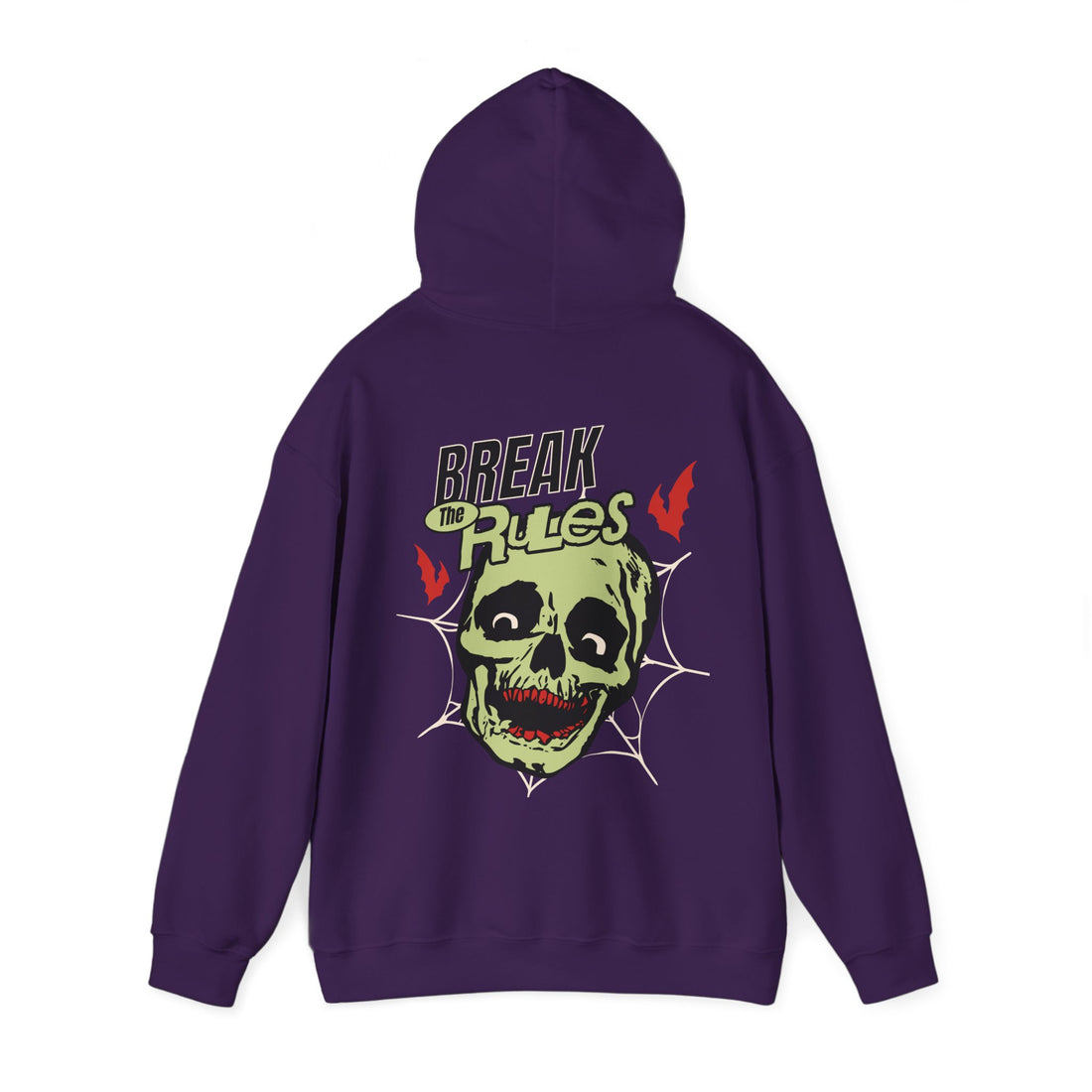 Break The Rules Front and Back Hoodie - Graphic Hoodie from Tee Utopia