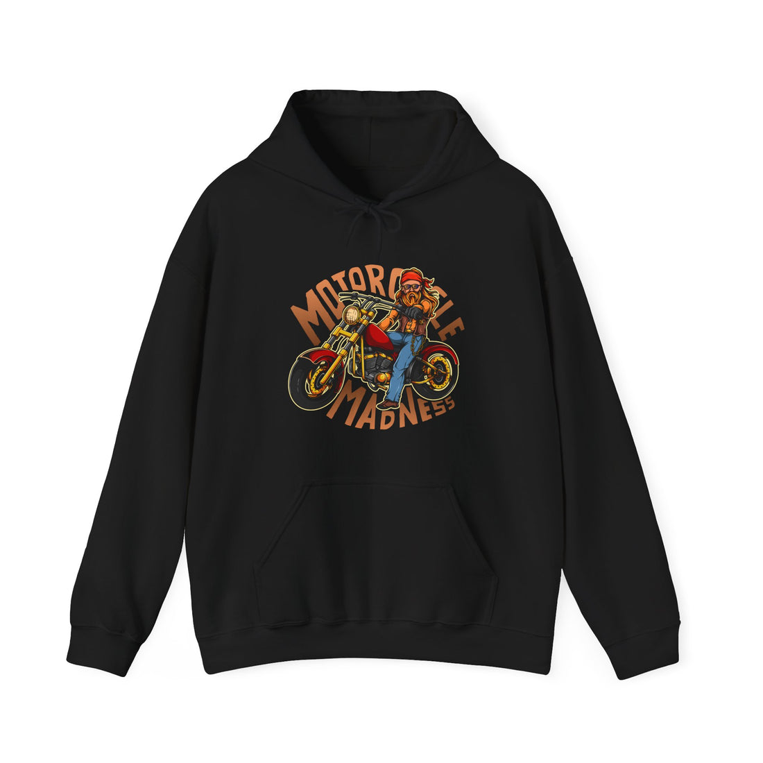 Motorcycle Madness Hoodie - Graphic Hoodie from Tee Utopia