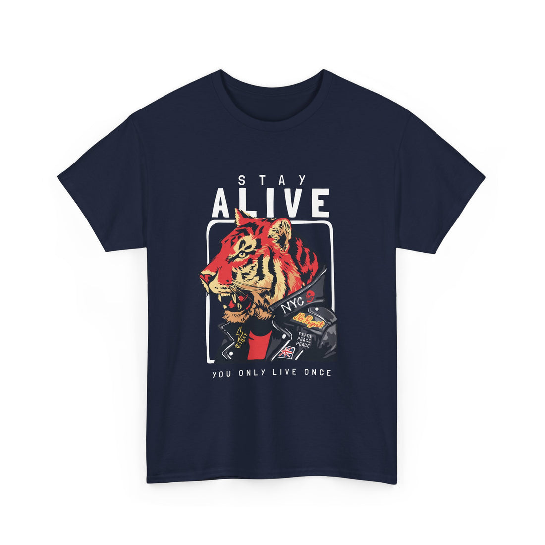 Stay Alive T-Shirt - Graphic T-Shirt from Tee Utopia