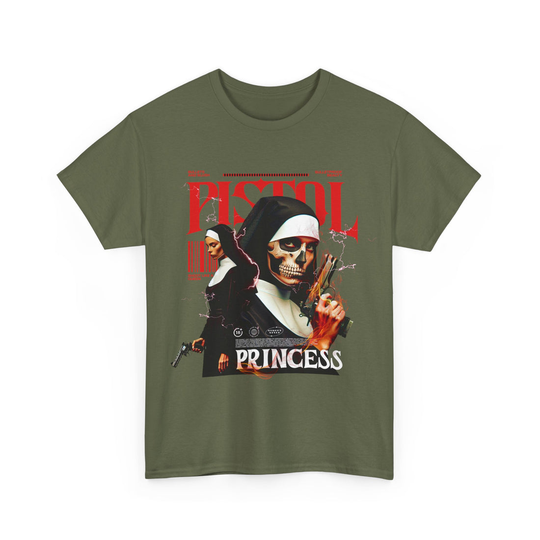 Pistol Princess T-Shirt - Graphic T-Shirt from Tee Utopia
