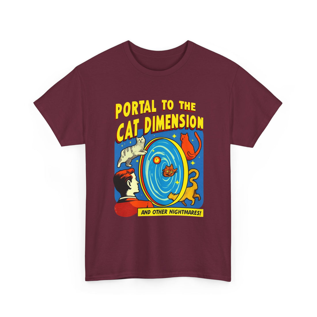 Portal To The Cat Dimension T-Shirt - Graphic T-Shirt from Tee Utopia