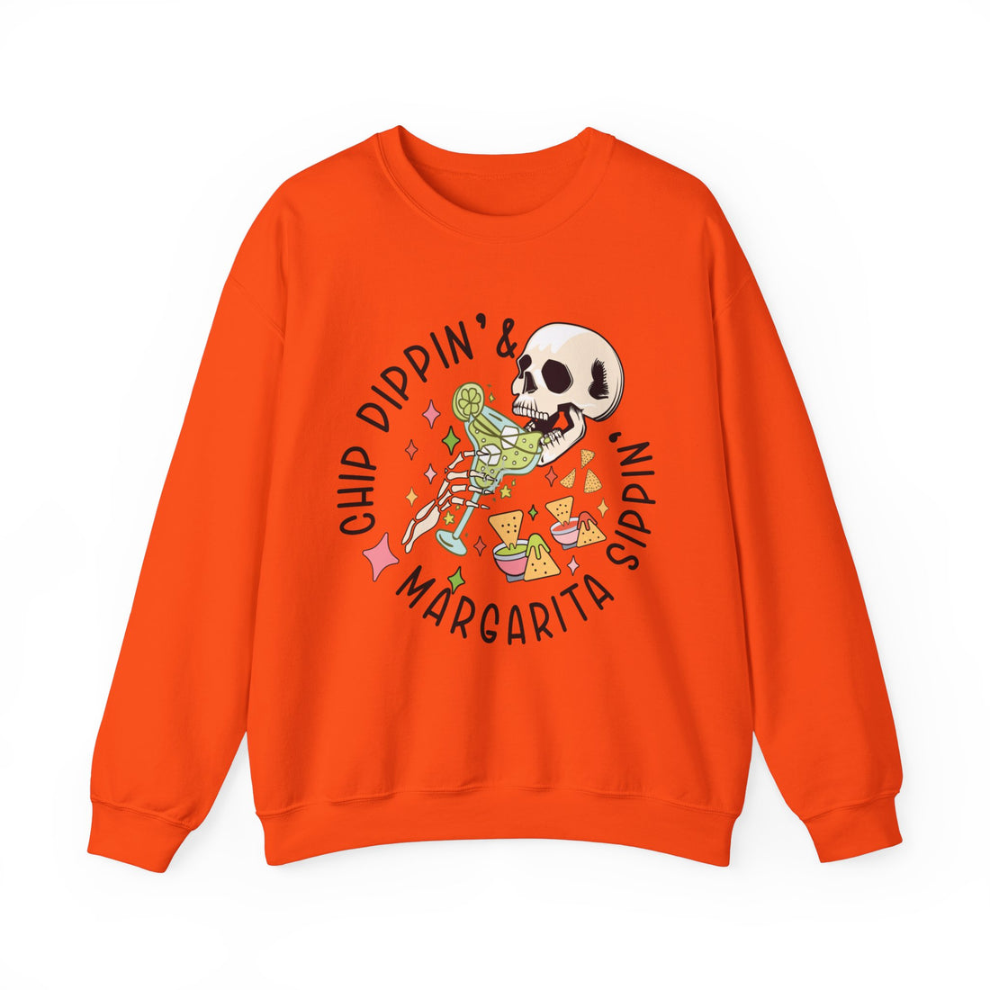 Chip Dippin Margarita Sippin Sweatshirt - Graphic Sweatshirt from Tee Utopia