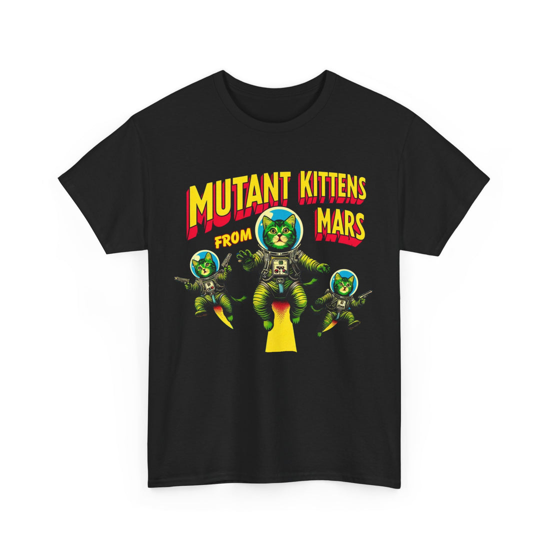Mutant Kittens From Mars T-Shirt - Graphic T-Shirt from Tee Utopia