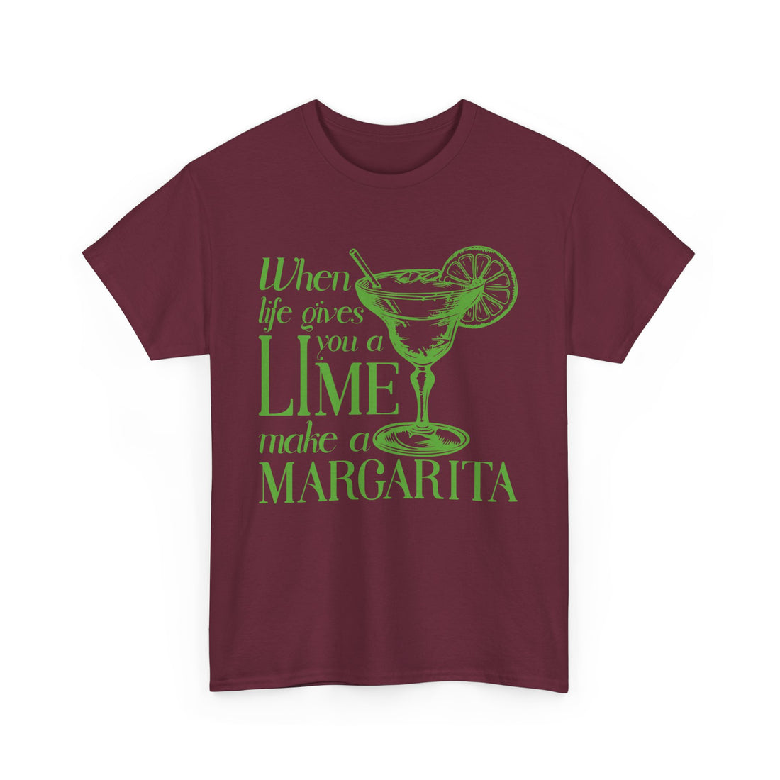 When Life Gives You a Lime  T-Shirt - Graphic T-Shirt from Tee Utopia