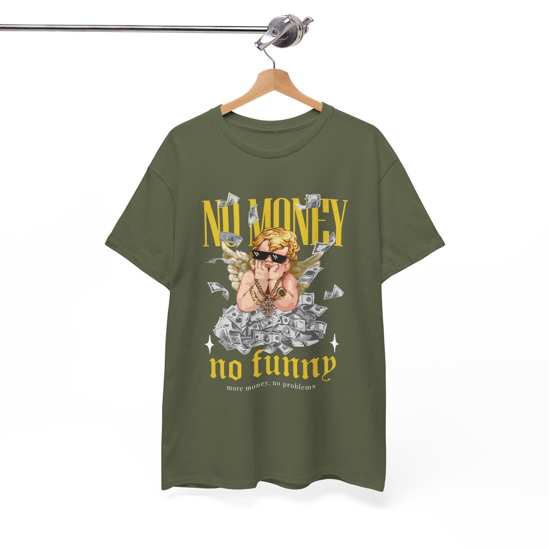 No Money No Funny T-Shirt - Graphic T-Shirt from Tee Utopia