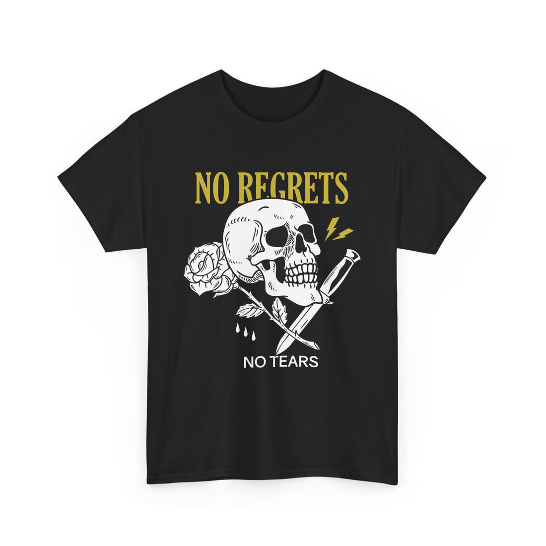 No Regrets T-Shirt - Graphic T-Shirt from Tee Utopia