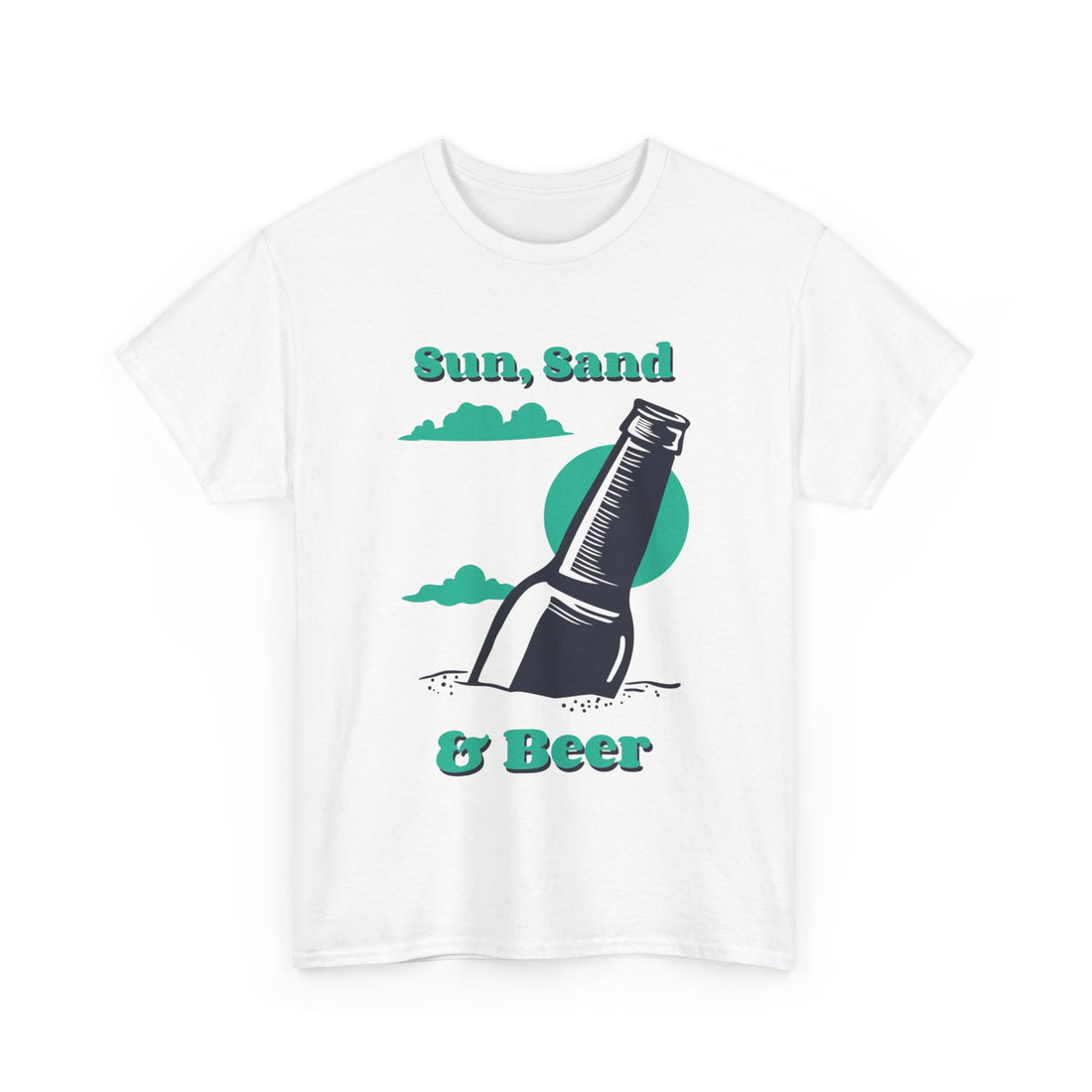 Sun, Sand & Beer  T-Shirt - Graphic T-Shirt from Tee Utopia