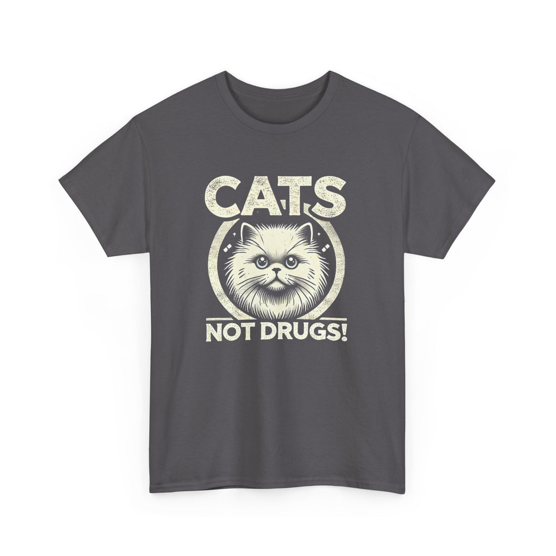Cats Not Drugs T-Shirt - Graphic T-Shirt from Tee Utopia