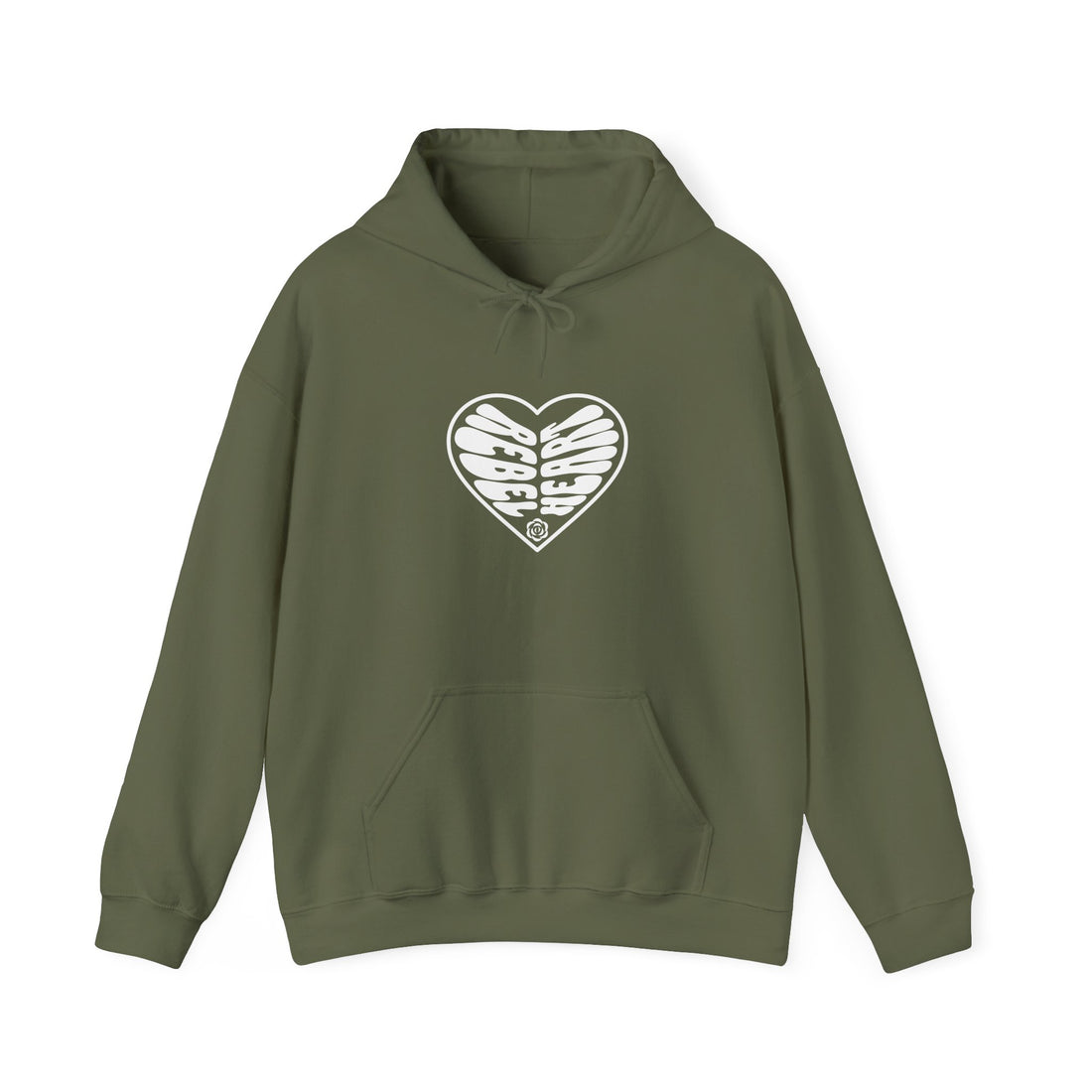 Rebel Heart Front and Back Hoodie - Graphic Hoodie from Tee Utopia