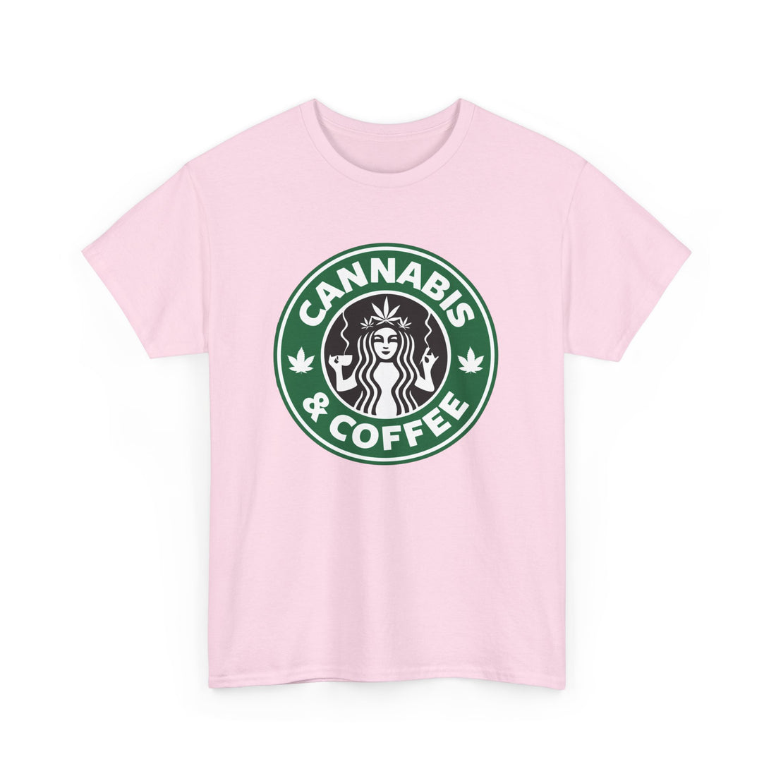 Cannabis and Coffee T-Shirt - Graphic T-Shirt from Tee Utopia