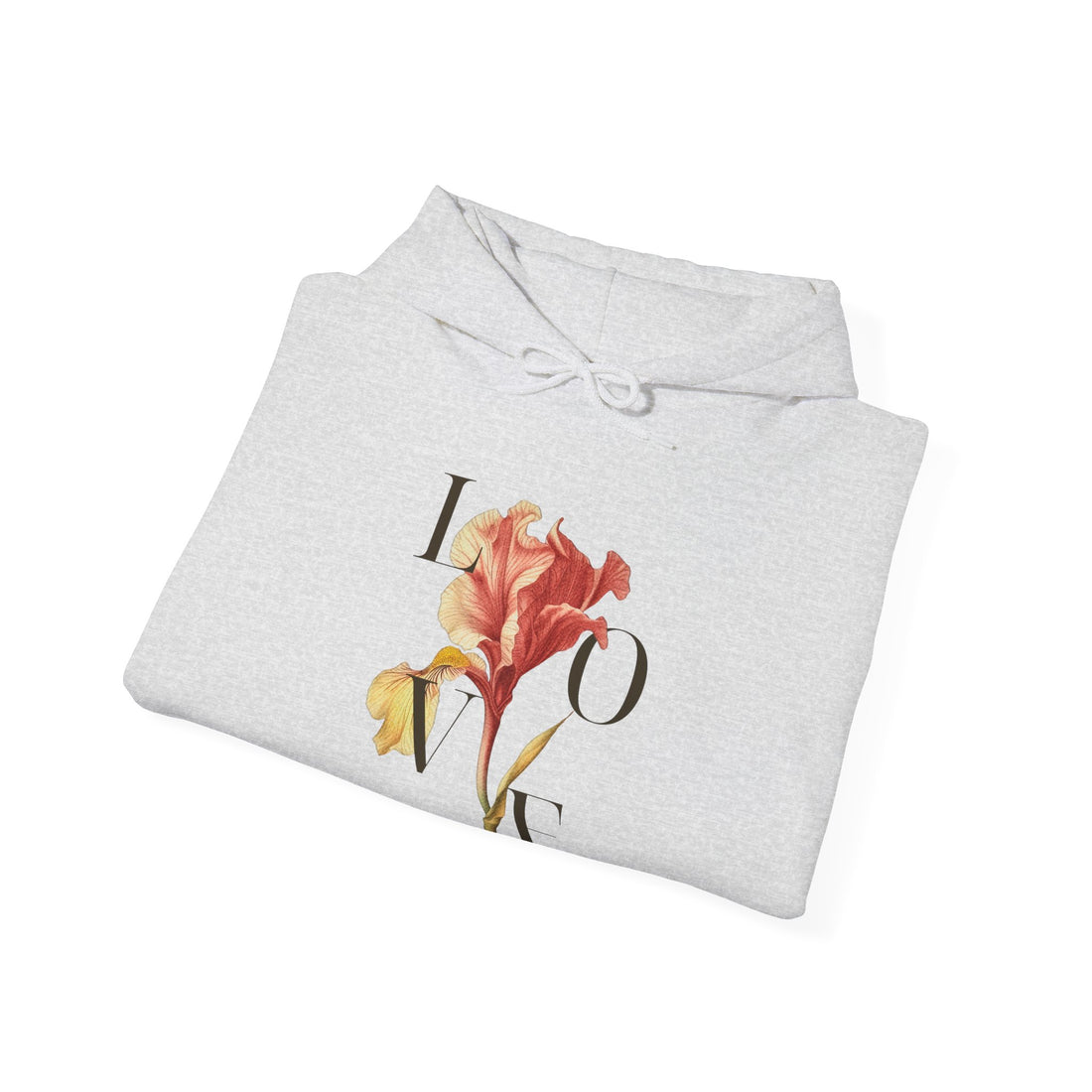 Love Flower Painting Hoodie - Graphic Hoodie from Tee Utopia