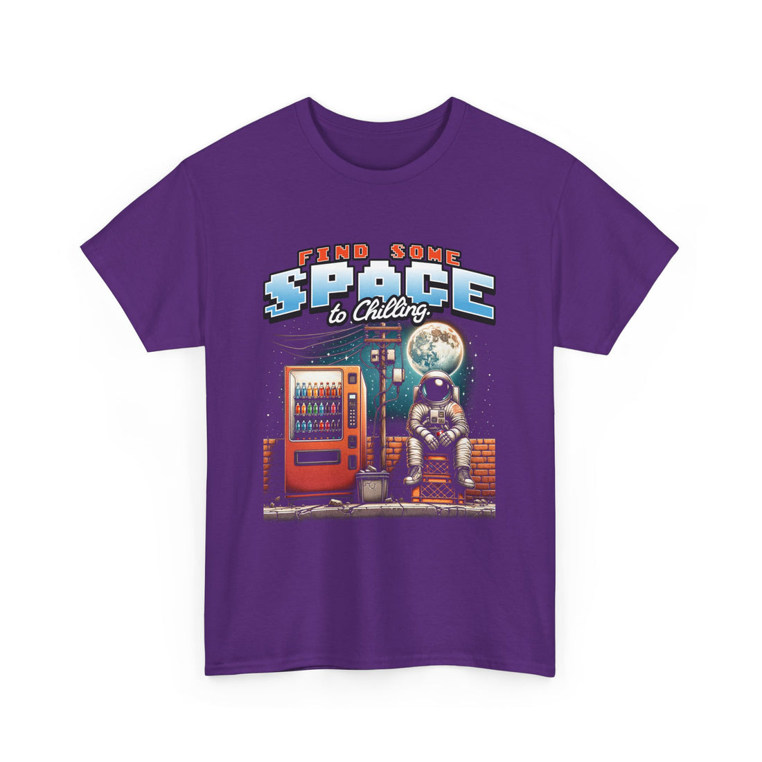 Find Some Space To Chilling T-Shirt - Graphic T-Shirt from Tee Utopia