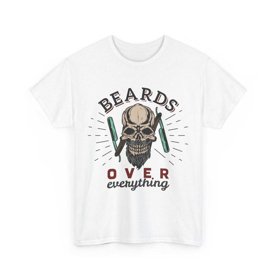 Beards Over Everything T-Shirt - Graphic T-Shirt from Tee Utopia