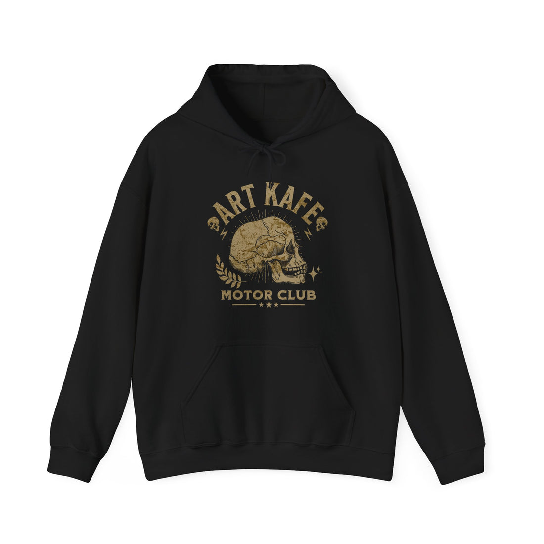 Art Kafe Motor Club Hoodie - Graphic Hoodie from Tee Utopia