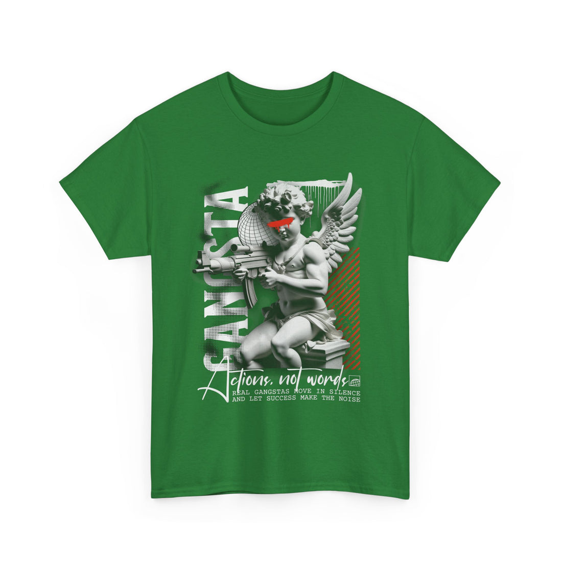 Actions No Words T-Shirt - Graphic T-Shirt from Tee Utopia