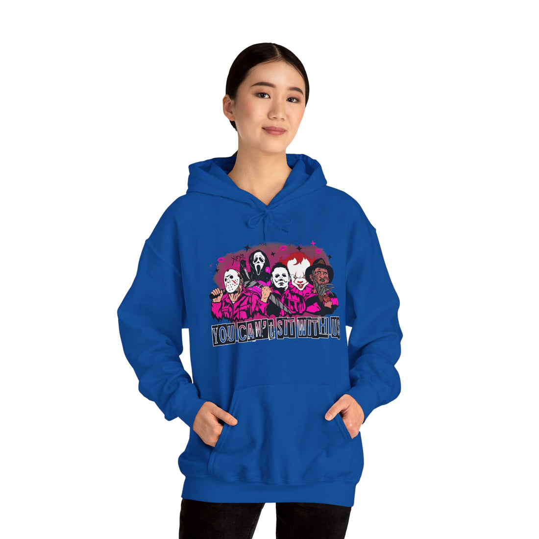 You Can't Sit With Us Hoodie - Graphic Hoodie from Tee Utopia