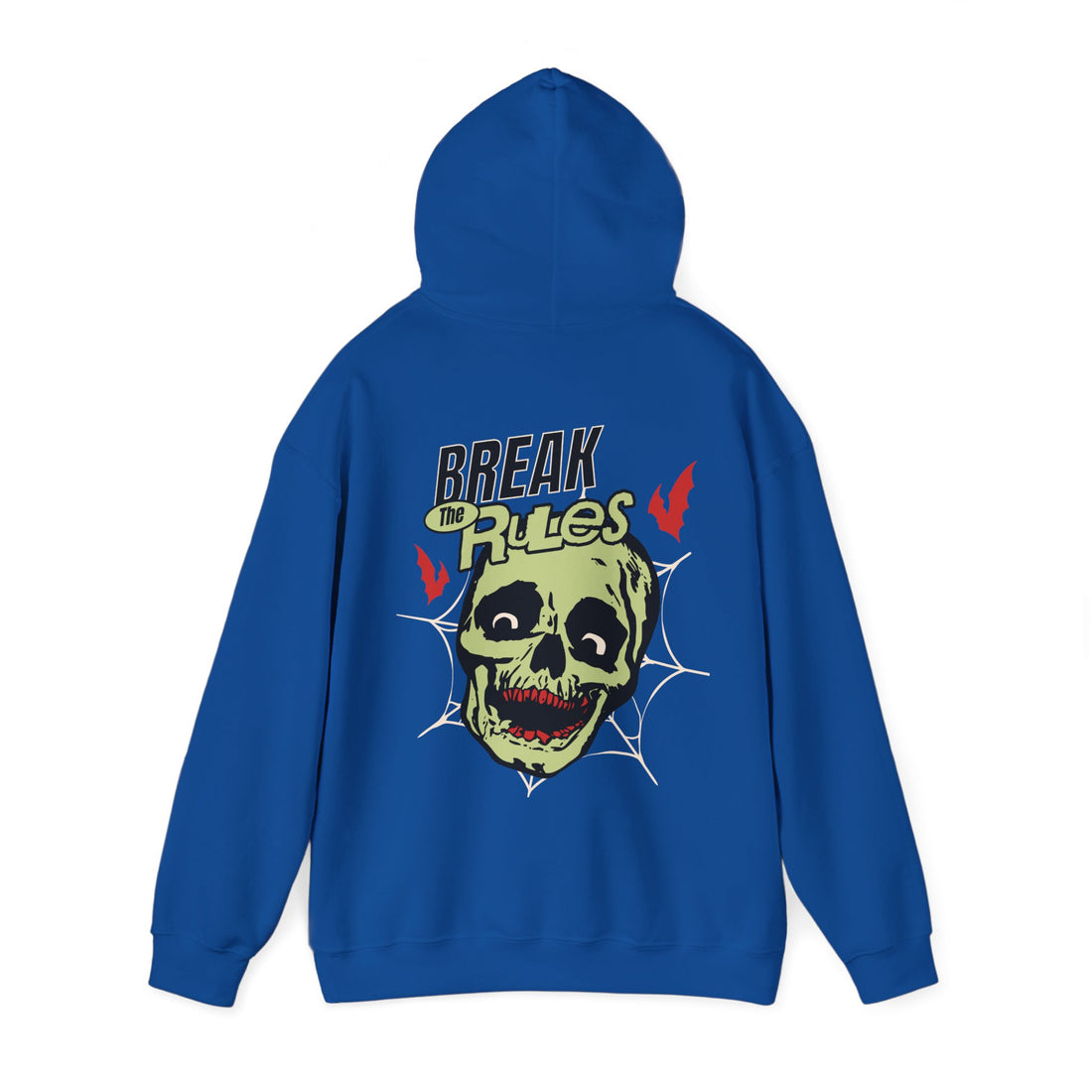 Break The Rules Front and Back Hoodie - Graphic Hoodie from Tee Utopia