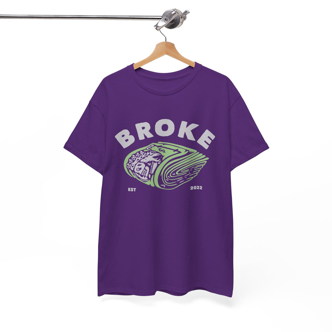 Broke T-Shirt - Graphic T-Shirt from Tee Utopia