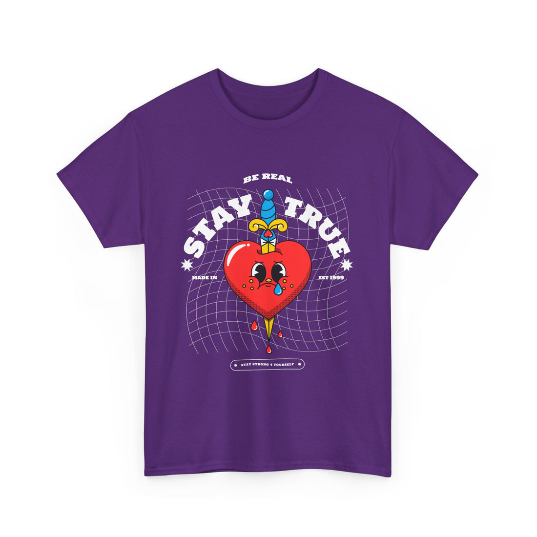 Be Real Stay True T-Shirt - Graphic T-Shirt from Tee Utopia