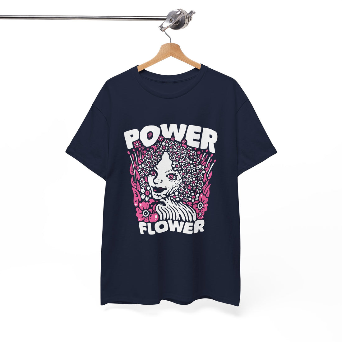 Power Flower T-Shirt - Graphic T-Shirt from Tee Utopia