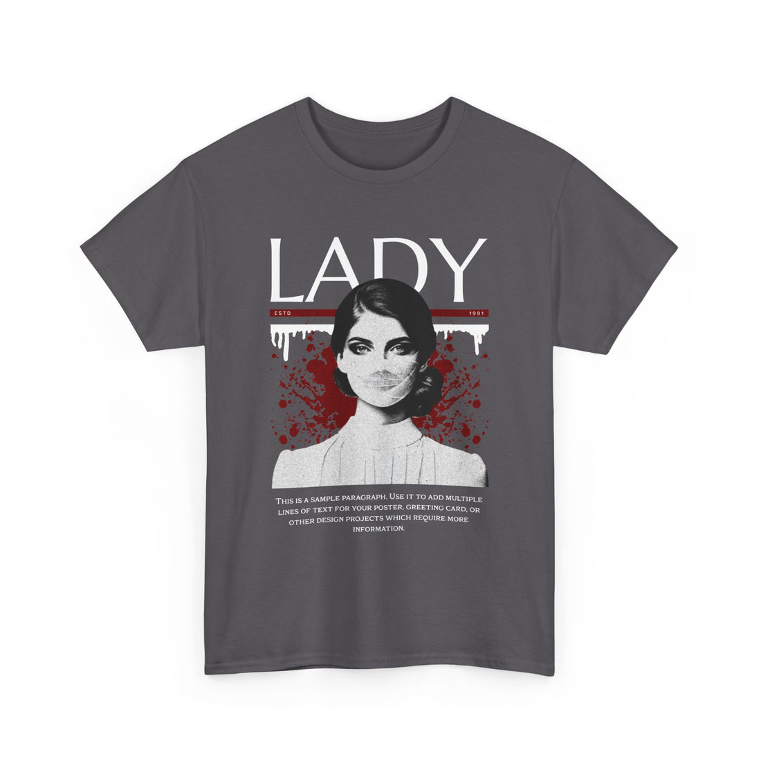 LADY T-Shirt - Graphic T-Shirt from Tee Utopia