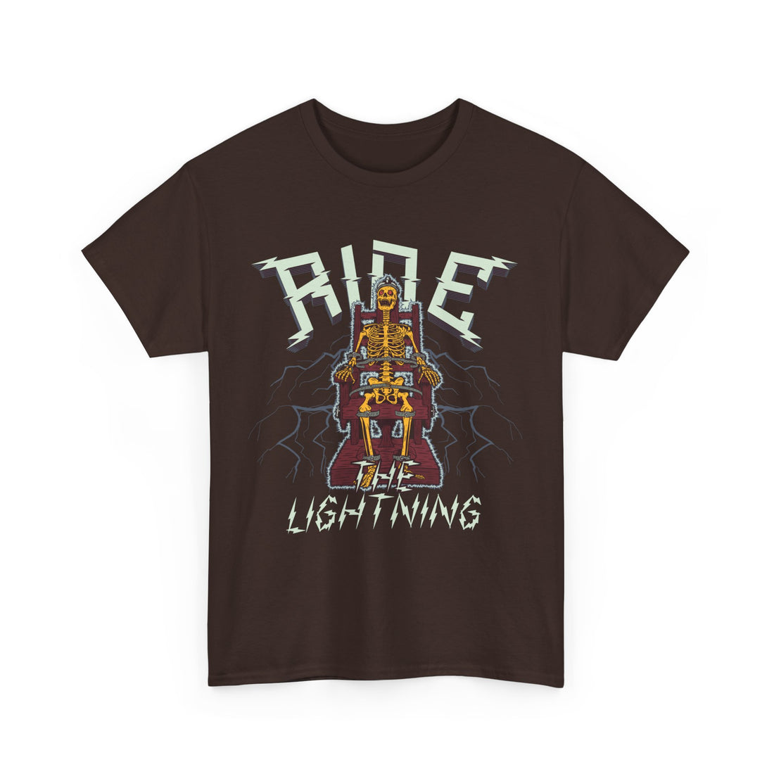Ride The Lightning T-Shirt - Graphic T-Shirt from Tee Utopia