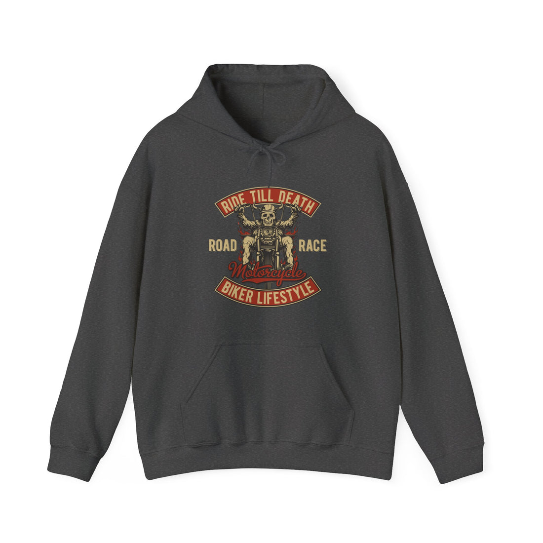 Ride Till Death Hoodie - Graphic Hoodie from Tee Utopia