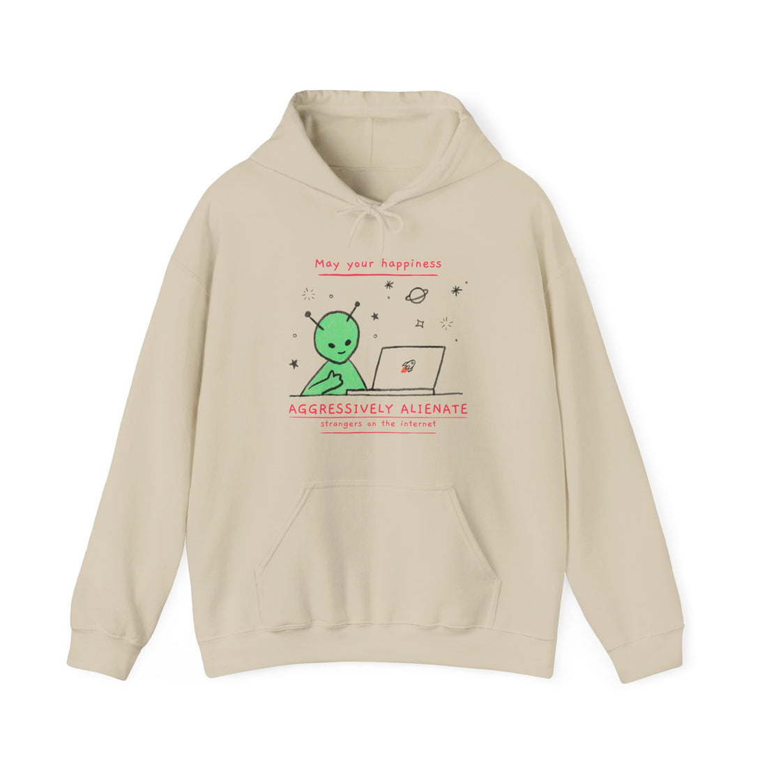 May Your Happiness Hoodie - Graphic Hoodie from Tee Utopia