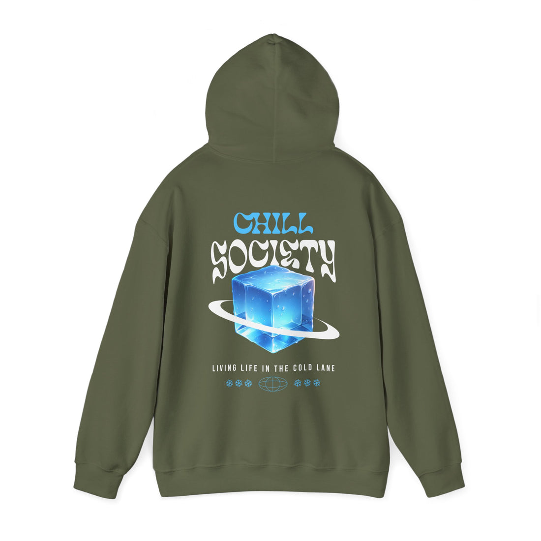 Chill Society Front and Back Hoodie - Graphic Hoodie from Tee Utopia