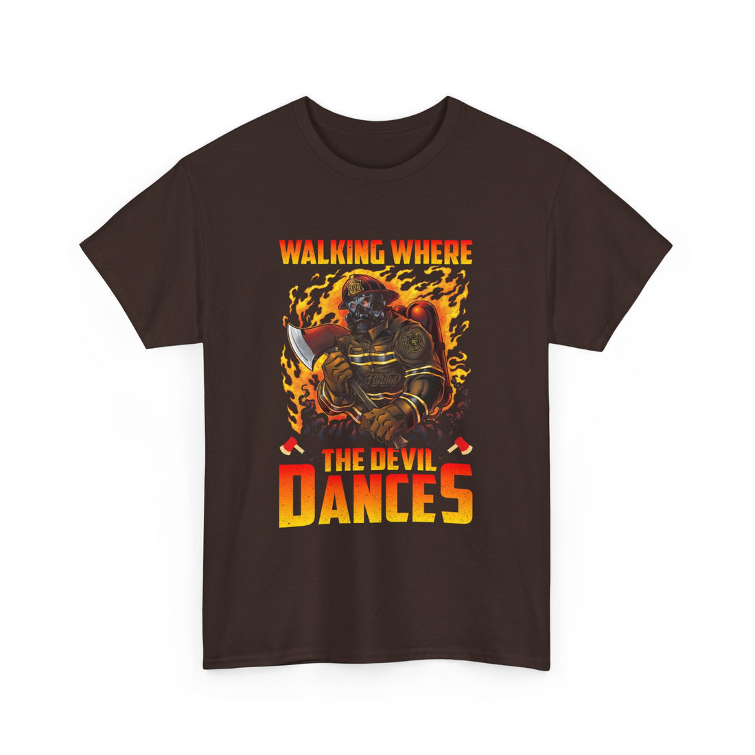 Walking Where The Devil Dances T-Shirt - Graphic T-Shirt from Tee Utopia