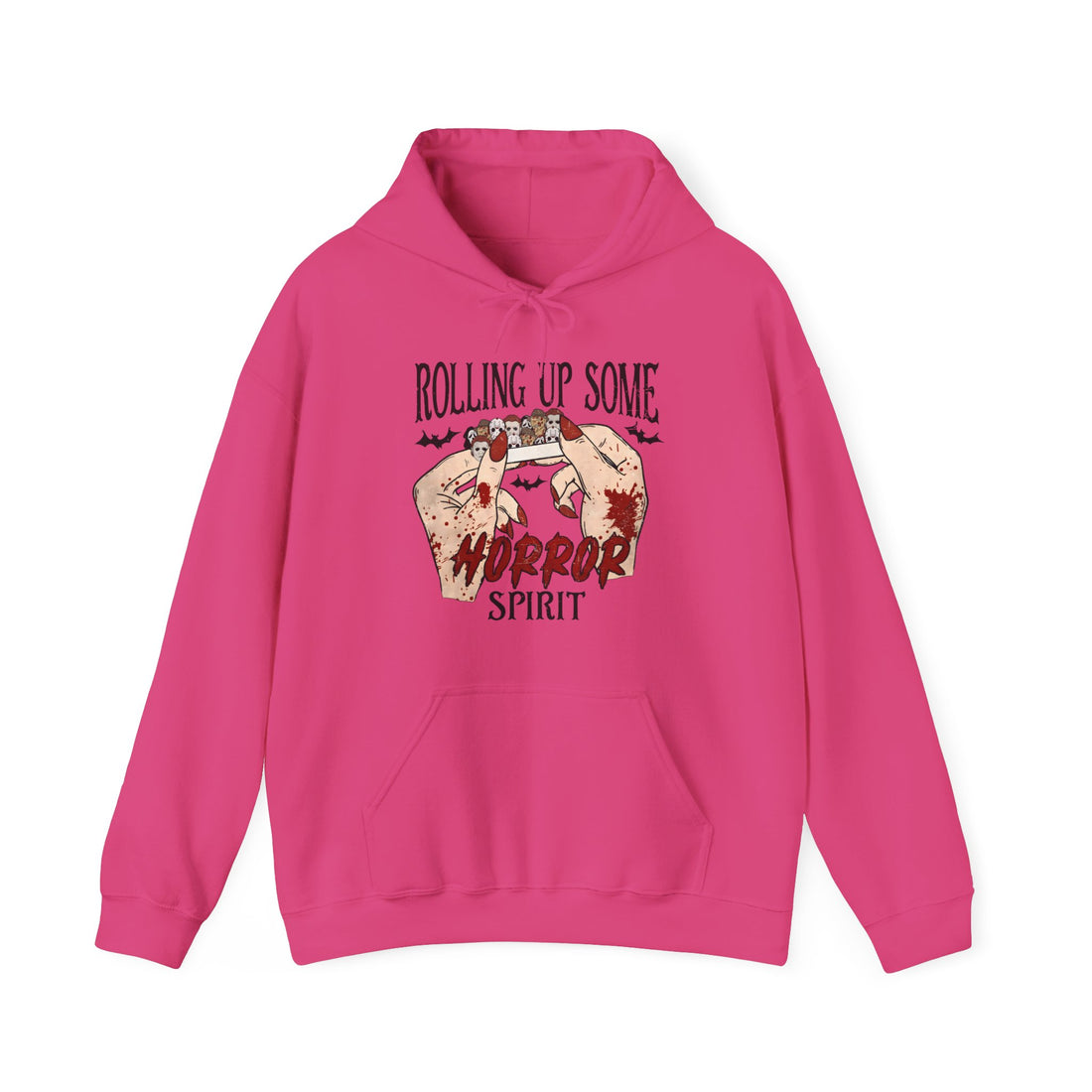 Rolling Up Horror Spirit Hoodie - Graphic Hoodie from Tee Utopia