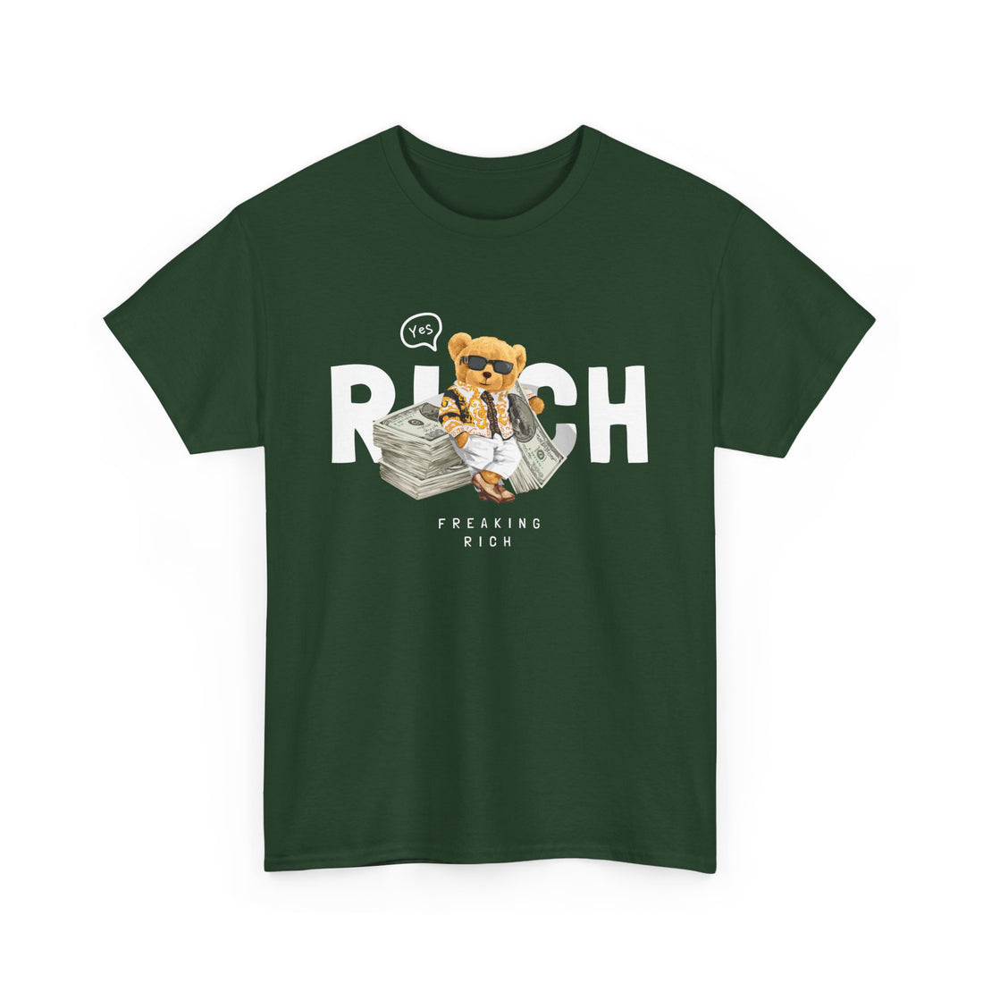 Freaking Rich T-Shirt - Graphic T-Shirt from Tee Utopia