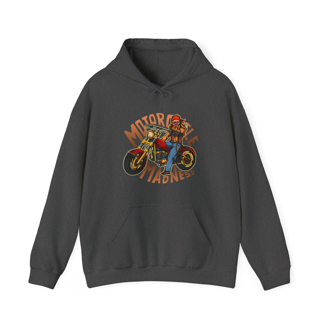 Motorcycle Madness Hoodie - Graphic Hoodie from Tee Utopia