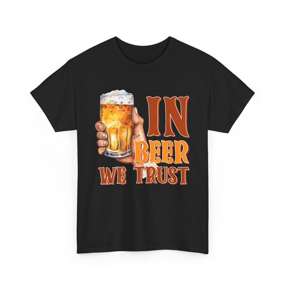 In Beer We Trust  T-Shirt - Graphic T-Shirt from Tee Utopia