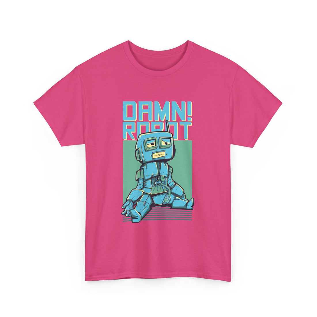Damn! Robot T-Shirt - Graphic T-Shirt from Tee Utopia