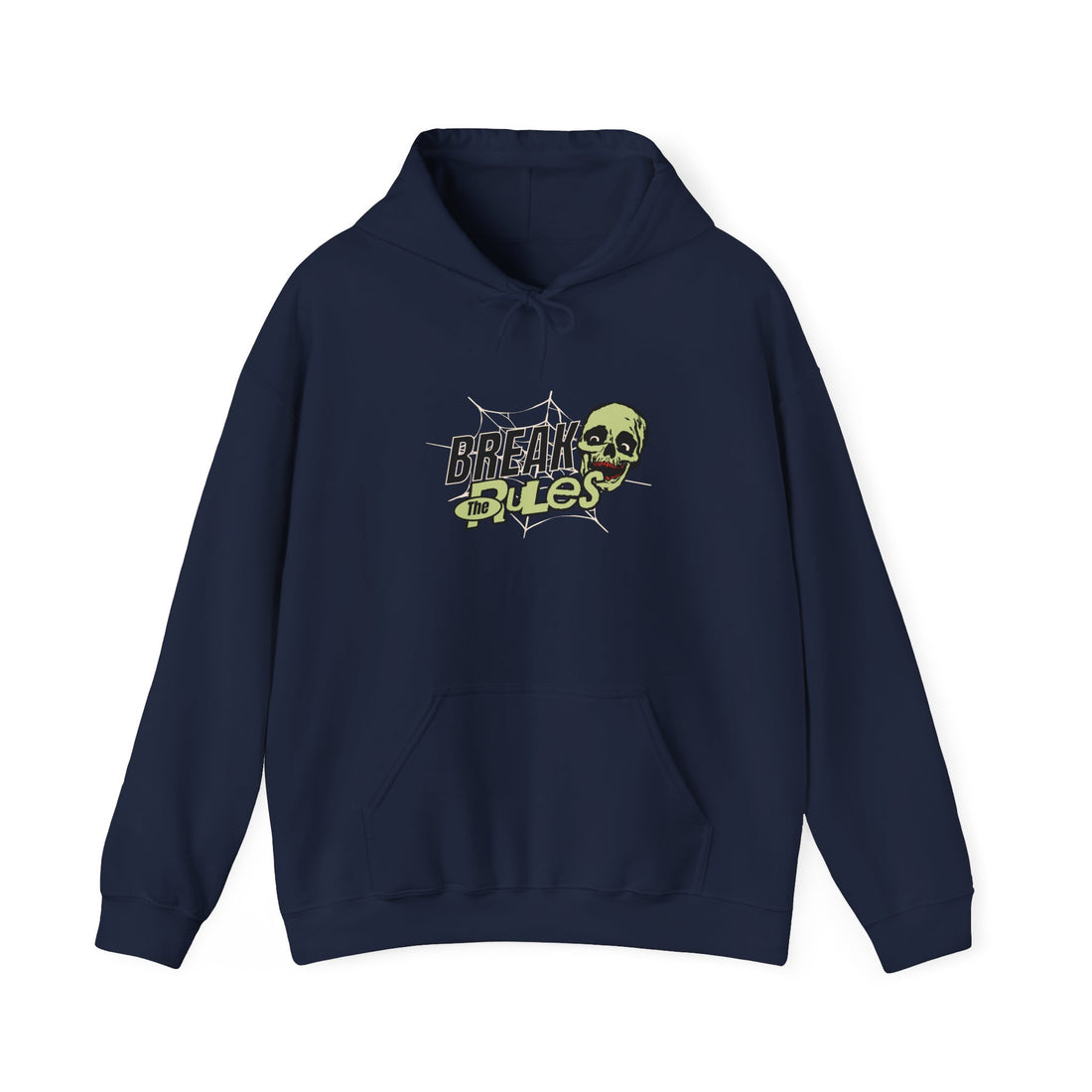 Break The Rules Front and Back Hoodie - Graphic Hoodie from Tee Utopia
