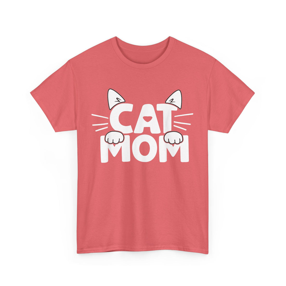 Cat Mom Whiskers T-Shirt - Graphic T-Shirt from Tee Utopia