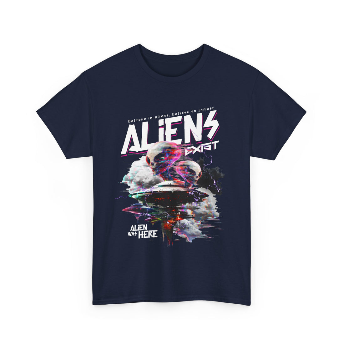 Aliens Exist T-Shirt - Graphic T-Shirt from Tee Utopia