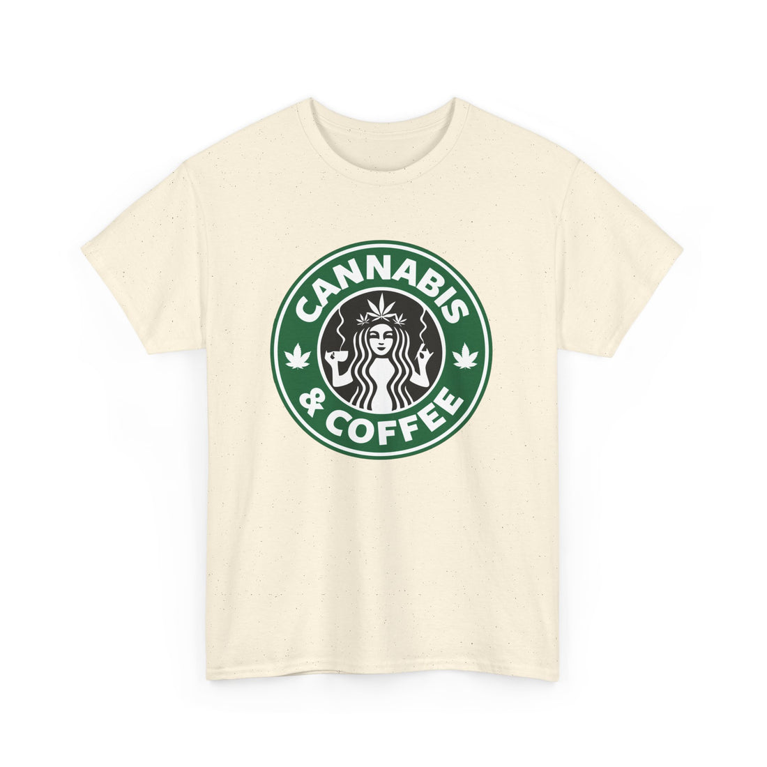 Cannabis and Coffee T-Shirt - Graphic T-Shirt from Tee Utopia